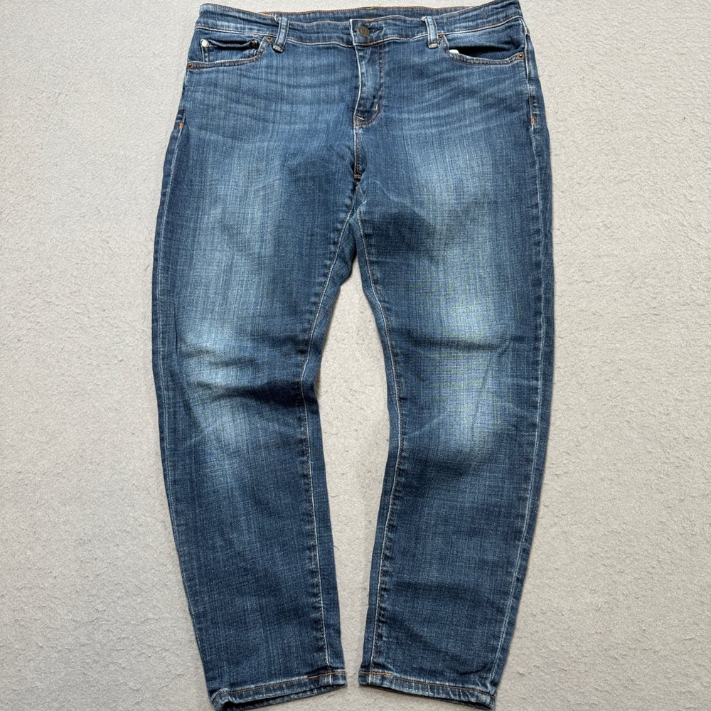 Denim & Supply Ralph Lauren Jeans Men's 32 Blue Slim Fit Tapered Leg Stretch Y2K